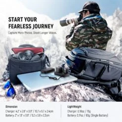 NEEWER 3 Pack NP-FZ100 Sony Replacement Battery And Charger Set 17 NEEWER 3 Pack NP-FZ100 Sony Replacement Battery And Charger Set -Photography Equipment 10101546 8