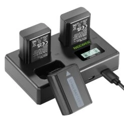 NEEWER NP-FW50 3 Pack Replacement Sony Battery And Charger Set