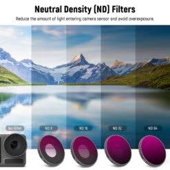 NEEWER FL-A3 5-Pack ND Filter Kit For DJI Osmo Action 3 11 NEEWER FL-A3 5-Pack ND Filter Kit For DJI Osmo Action 3 -Photography Equipment 10101563 3