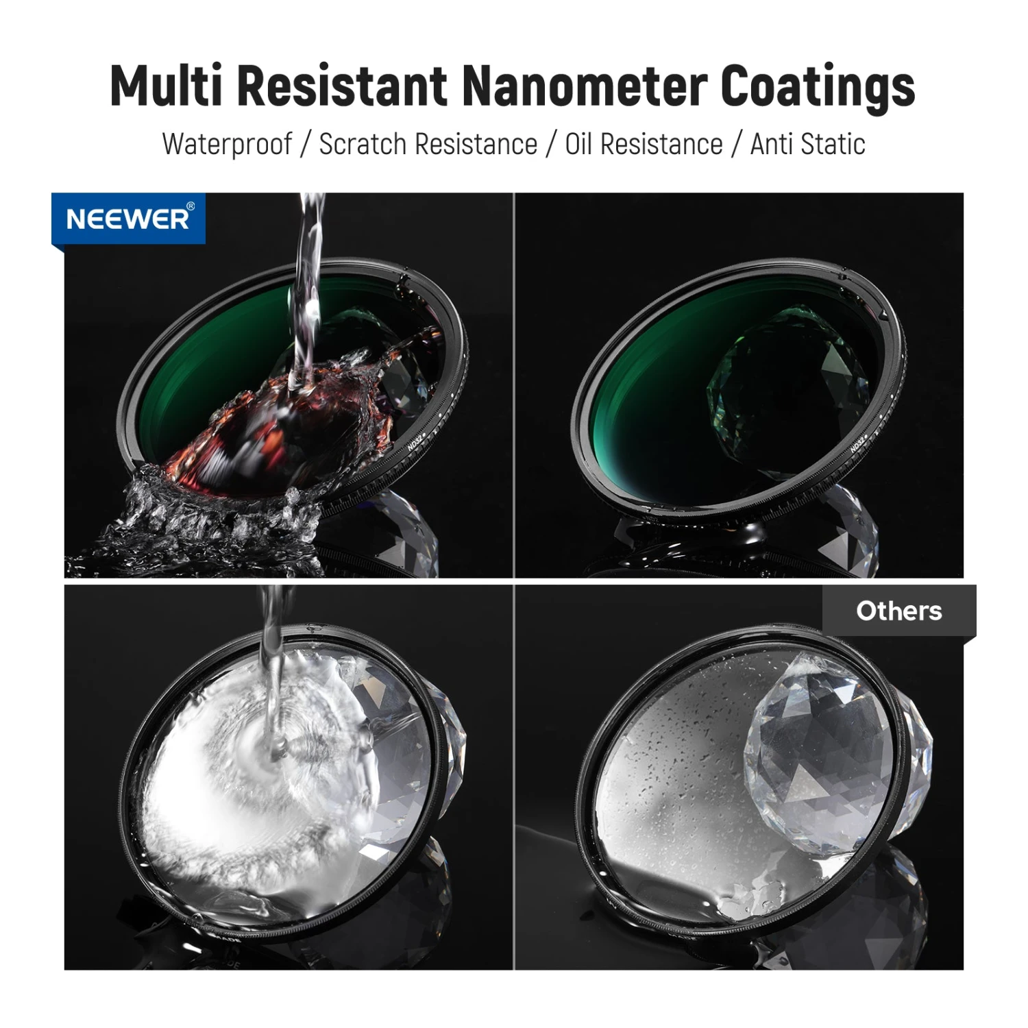NEEWER 77mm Magnetic Variable ND Filter ND2-ND32(1-5 Stops) With Adapter Ring 7 NEEWER 77mm Magnetic Variable ND Filter ND2-ND32(1-5 Stops) With Adapter Ring - Image 7