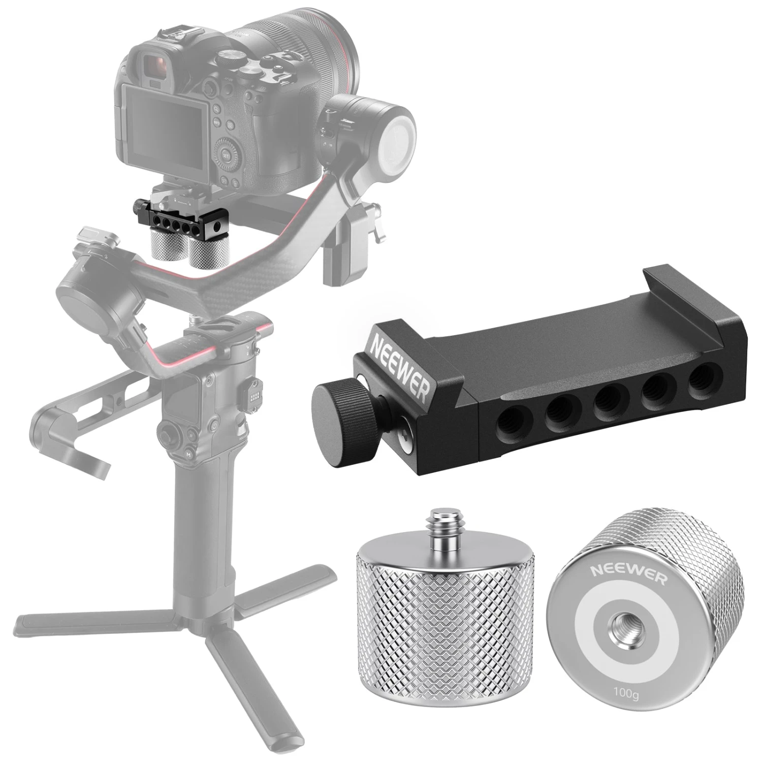 NEEWER GA001 Gimbal Counterweights And Clamp Kit For DJI 1 NEEWER GA001 Gimbal Counterweights And Clamp Kit For DJI