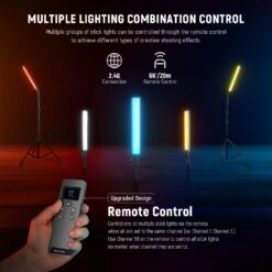 NEEWER BH20B Upgraded 21W LED Video Light Stick Kit 14 NEEWER BH20B Upgraded 21W LED Video Light Stick Kit -Photography Equipment 10101614 3