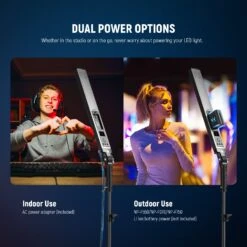 NEEWER BH20B Upgraded 21W LED Video Light Stick Kit 16 NEEWER BH20B Upgraded 21W LED Video Light Stick Kit -Photography Equipment 10101614 5