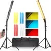NEEWER BH20B Upgraded 21W LED Video Light Stick Kit