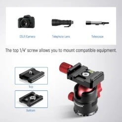 NEEWER GM28 Panoramic Ball Head -Photography Equipment 10101622 3