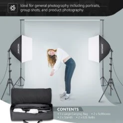 NEEWER NK200 24x24"/60x60CM 700W Photography Softbox Kit -Photography Equipment 10101647 5