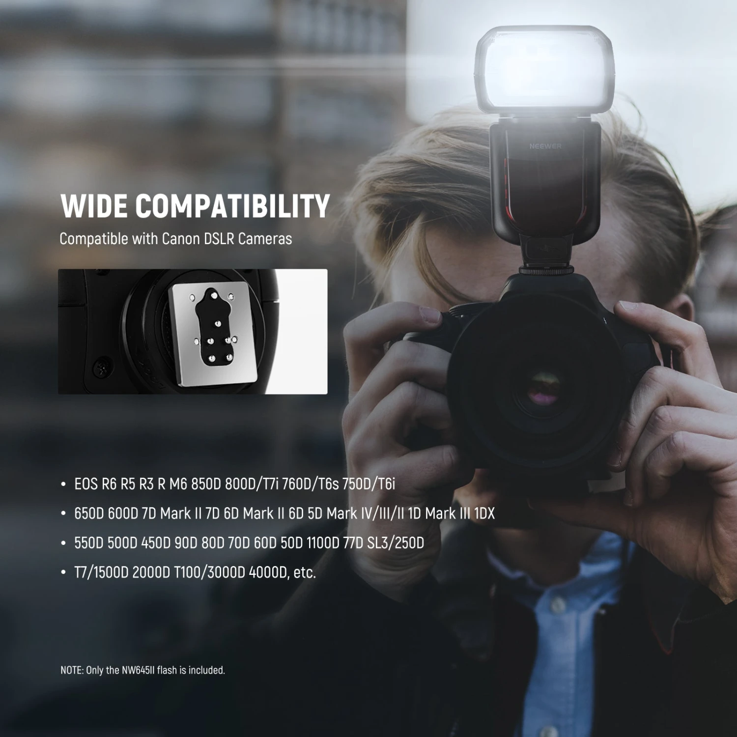 NEEWER Upgraded NW645II TTL Flash Speedlite 12 NEEWER Upgraded NW645II TTL Flash Speedlite - Image 12