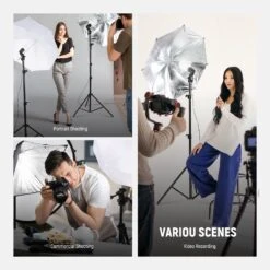 NEEWER T100 2 Packs E26 35W LED Light Bulbs -Photography Equipment 10101651 6