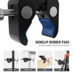 NEEWER PS006 Mini V Mount Battery Plate With Super Crab Clamp 12 NEEWER PS006 Mini V Mount Battery Plate With Super Crab Clamp -Photography Equipment 10101654 5