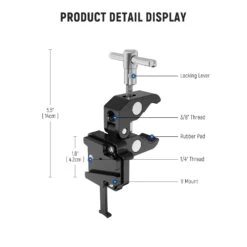 NEEWER PS006 Mini V Mount Battery Plate With Super Crab Clamp 14 NEEWER PS006 Mini V Mount Battery Plate With Super Crab Clamp -Photography Equipment 10101654 7