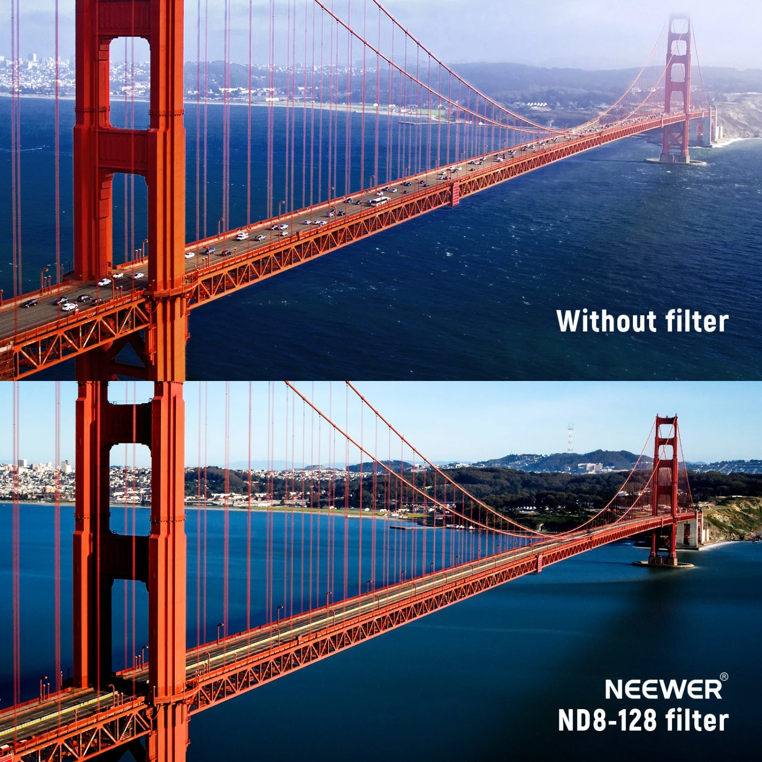 NEEWER HD Variable ND Filter ND8-ND128 4 NEEWER HD Variable ND Filter ND8-ND128 - Image 4