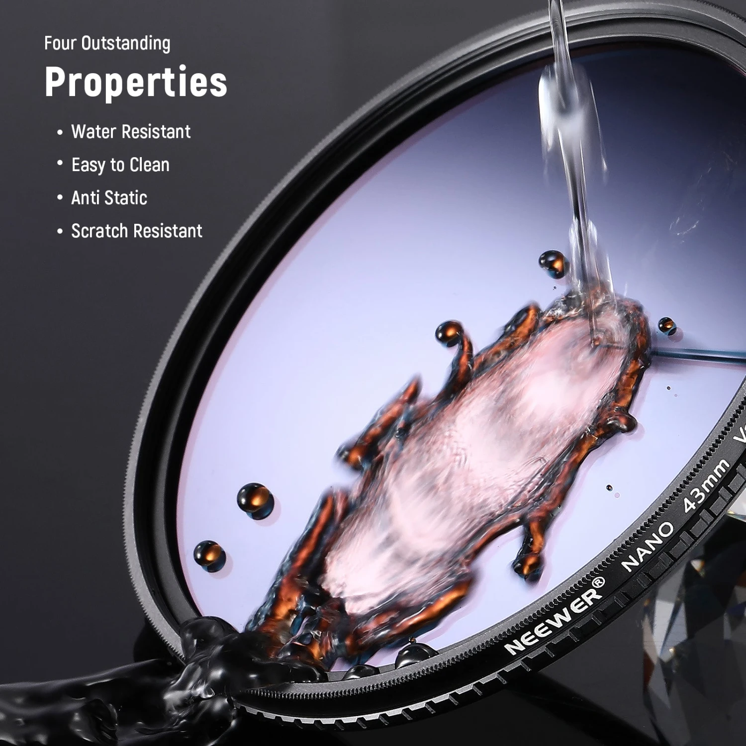 NEEWER HD Variable ND Filter ND8-ND128 6 NEEWER HD Variable ND Filter ND8-ND128 - Image 6