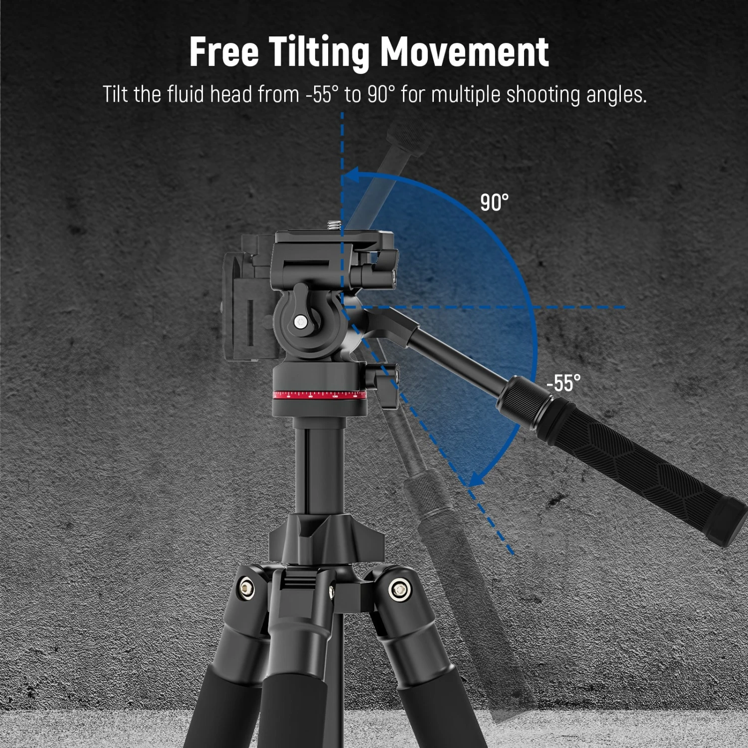 NEEWER GM26 Video Tripod Head Upgraded Horizontal Switch 3 NEEWER GM26 Video Tripod Head Upgraded Horizontal Switch - Image 3