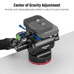 NEEWER GM26 Video Tripod Head Upgraded Horizontal Switch 14 NEEWER GM26 Video Tripod Head Upgraded Horizontal Switch -Photography Equipment 10101837 5