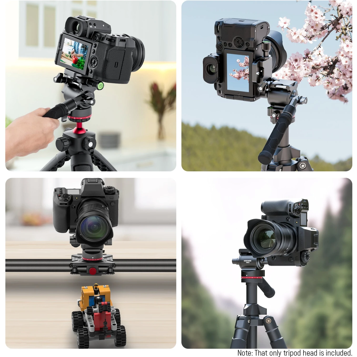 NEEWER GM26 Video Tripod Head Upgraded Horizontal Switch 9 NEEWER GM26 Video Tripod Head Upgraded Horizontal Switch - Image 9