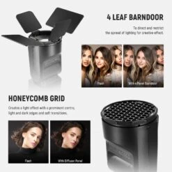 NEEWER Round Head Flash Accessories Kit For Z1/Z2 Speedlite 11 NEEWER Round Head Flash Accessories Kit For Z1/Z2 Speedlite -Photography Equipment 10101840 3