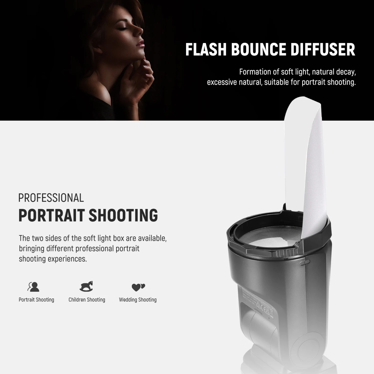 NEEWER Round Head Flash Accessories Kit For Z1/Z2 Speedlite 5 NEEWER Round Head Flash Accessories Kit For Z1/Z2 Speedlite - Image 5