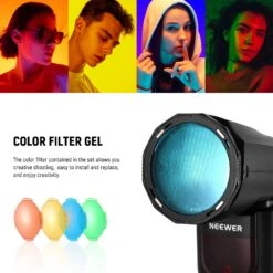 NEEWER Round Head Flash Accessories Kit For Z1/Z2 Speedlite 13 NEEWER Round Head Flash Accessories Kit For Z1/Z2 Speedlite -Photography Equipment 10101840 5