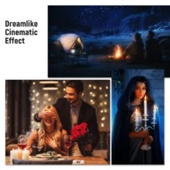 NEEWER 1/4 Black Diffusion Mist Dreamy Effect 4"x5.65" Square Filter -Photography Equipment 10101857 6