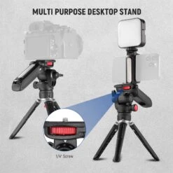 NEEWER TS003 Mini Tripod For Camera & Phone 13 NEEWER TS003 Mini Tripod For Camera & Phone -Photography Equipment 10101872 2