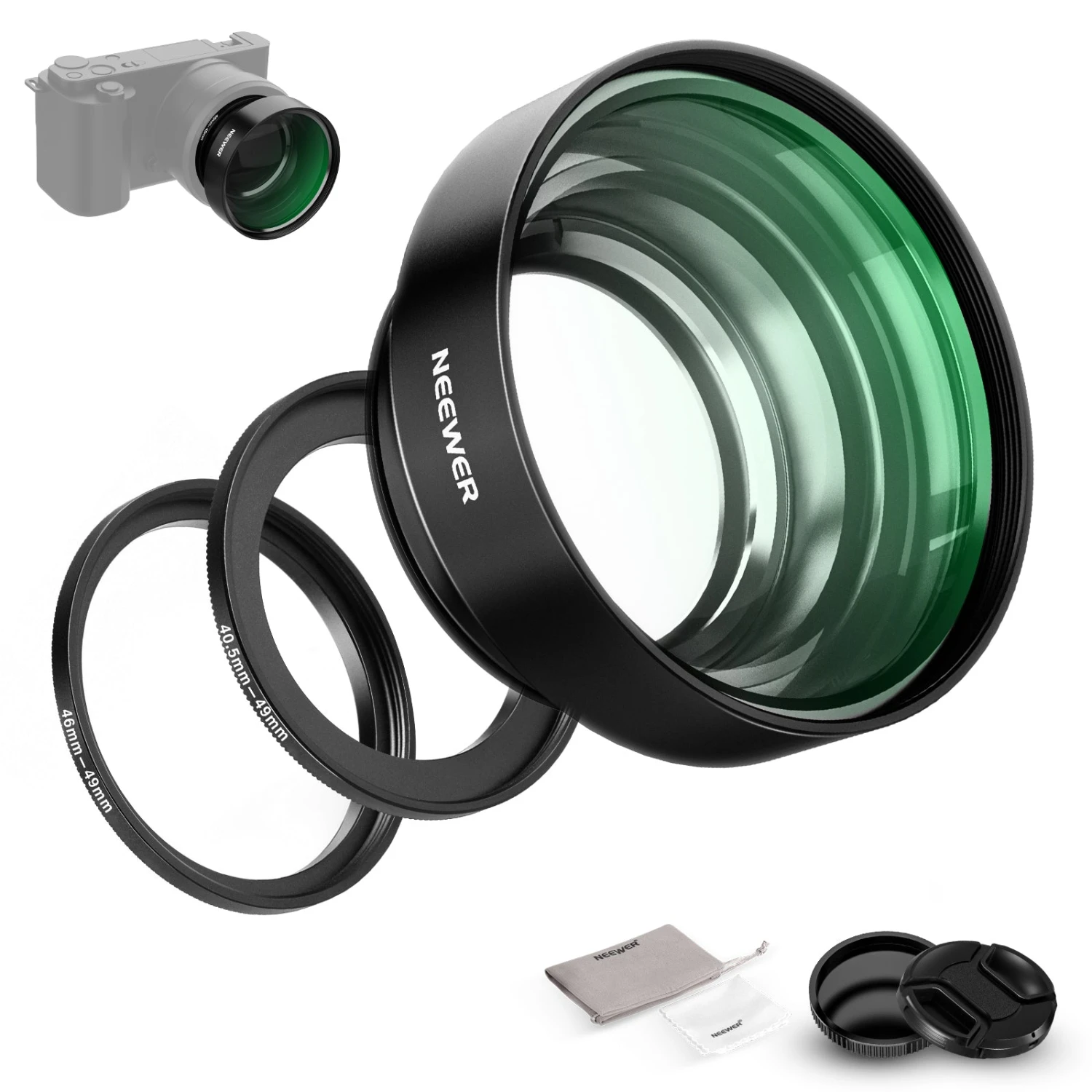 NEEWER LS-27 22mm Macro Lens With Adapter Ring For Sony 1 NEEWER LS-27 22mm Macro Lens With Adapter Ring For Sony
