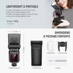 NEEWER NW635II-S TTL Camera Flash Speedlite -Photography Equipment 10101911 8