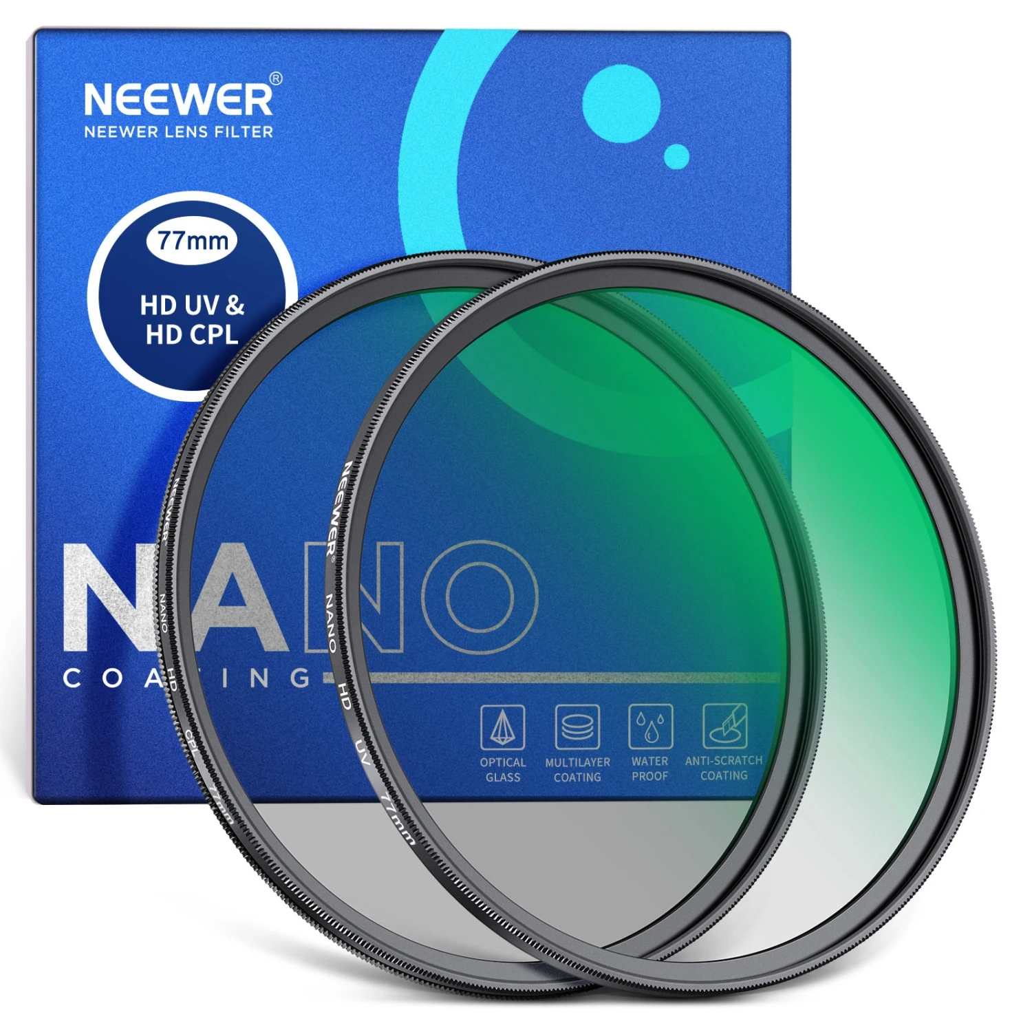 NEEWER CPL UV Lens Filter Kit 1 NEEWER CPL UV Lens Filter Kit