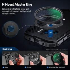 NEEWER 52mm Magnetic Effect Filters For IPhone 14 13 12 Cage With M Lens Mount 14 NEEWER 52mm Magnetic Effect Filters For IPhone 14 13 12 Cage With M Lens Mount -Photography Equipment 10101932 5