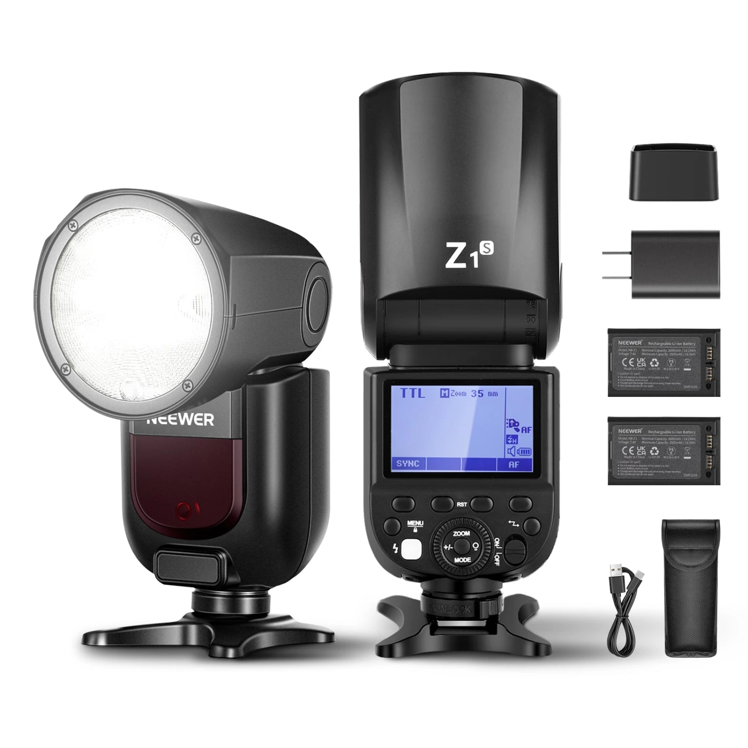 NEEWER Z1-S TTL Round Head Flash Speedlite For Sony 10 NEEWER Z1-S TTL Round Head Flash Speedlite For Sony - Image 10