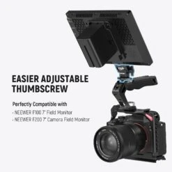 NEEWER MA002 Field Monitor Holder With Cold Shoe Mount 12 NEEWER MA002 Field Monitor Holder With Cold Shoe Mount -Photography Equipment 10101979 4