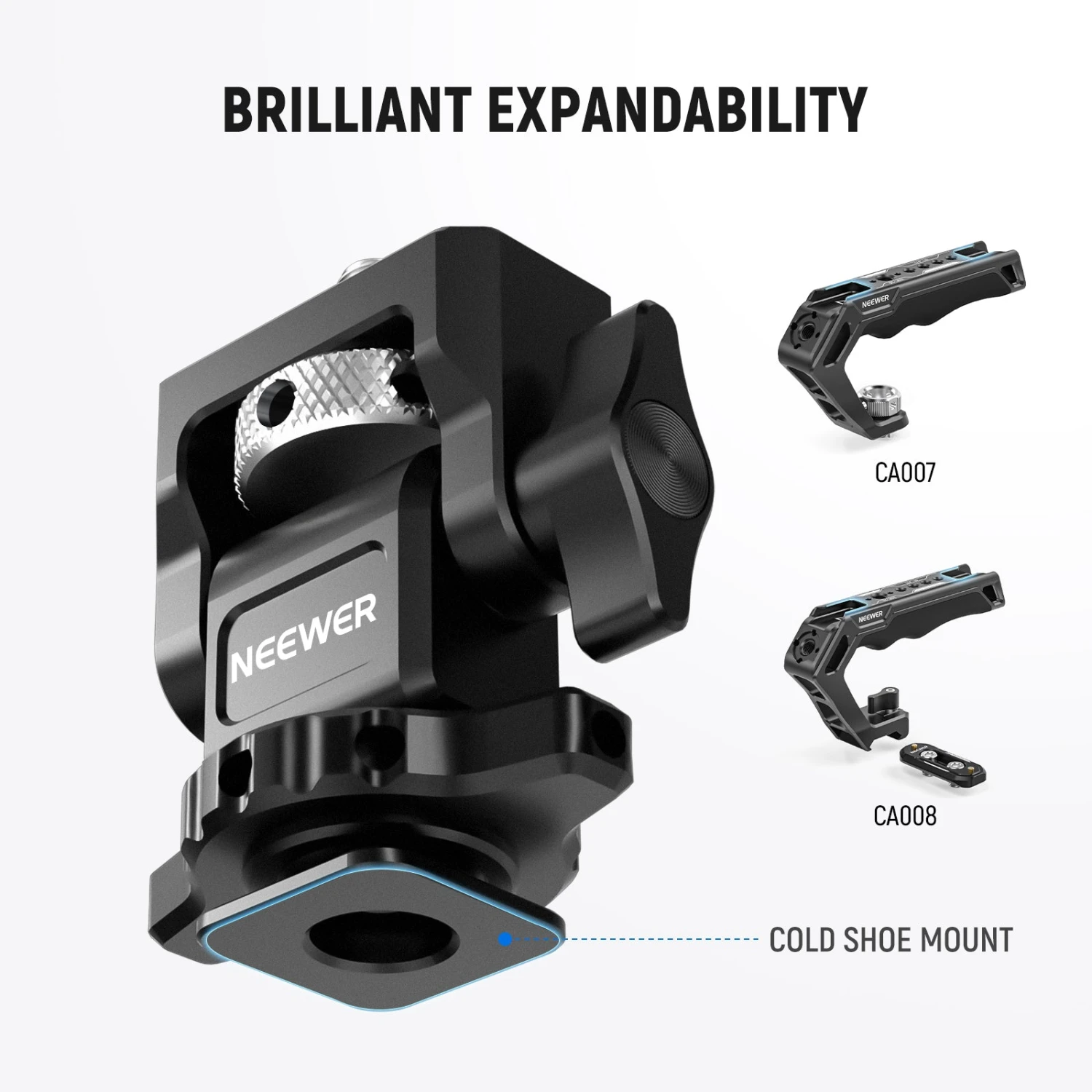 NEEWER MA002 Field Monitor Holder With Cold Shoe Mount 6 NEEWER MA002 Field Monitor Holder With Cold Shoe Mount - Image 6