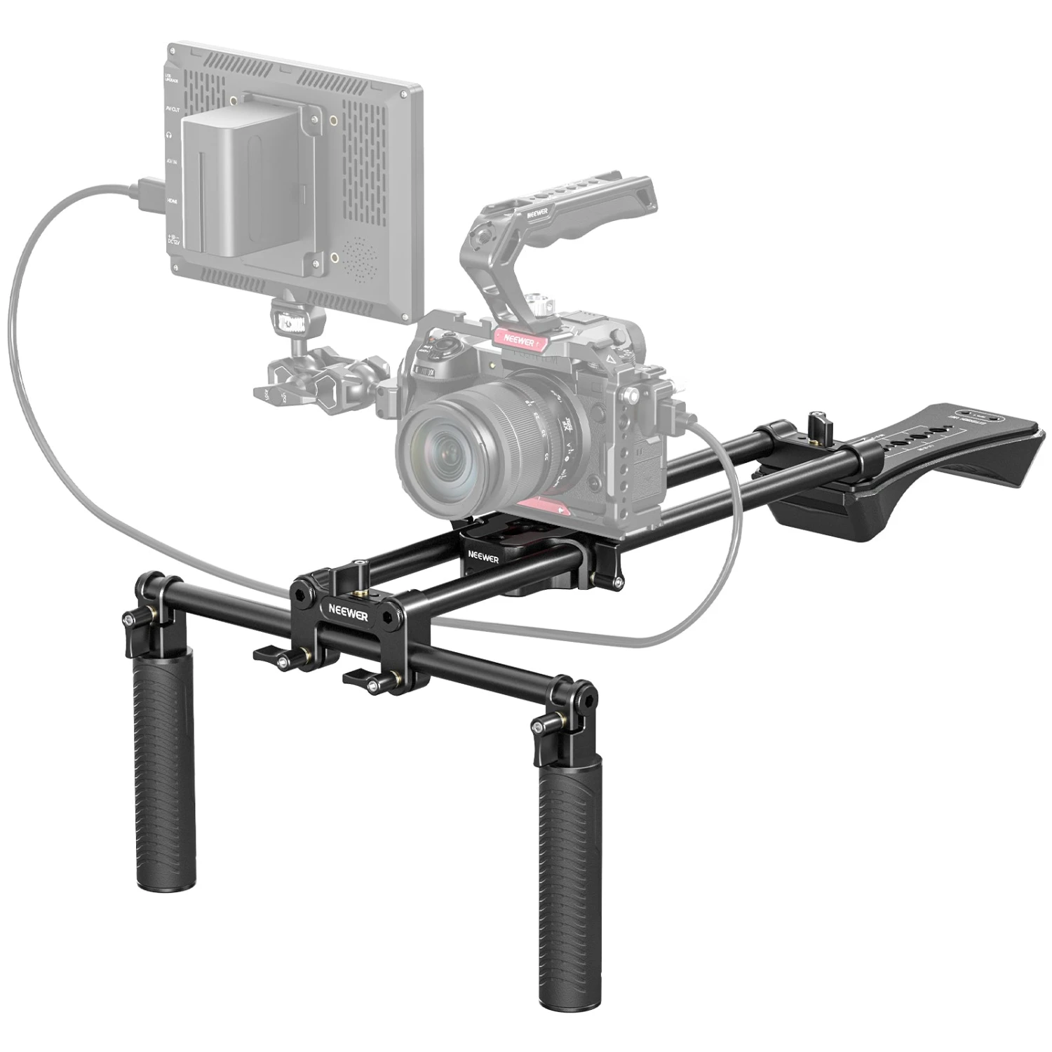 NEEWER SR004 Universal Shoulder Rig Kit 1 NEEWER SR004 Universal Shoulder Rig Kit