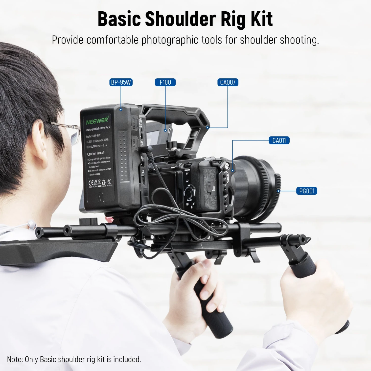 NEEWER SR004 Universal Shoulder Rig Kit 8 NEEWER SR004 Universal Shoulder Rig Kit - Image 8