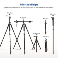 NEEWER TP27 73.6" Horizontal Tripod -Photography Equipment 10102015 4