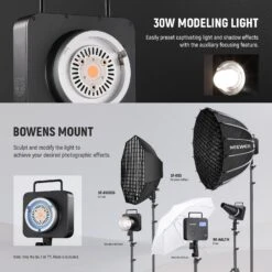 NEEWER Q4 400Ws 2.4G TTL Flash -Photography Equipment 10102061 7
