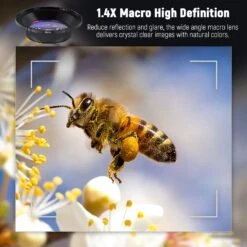 NEEWER LS-20 0.43X HD 2 In 1 Fisheye & Macro Lens -Photography Equipment 10102145 3