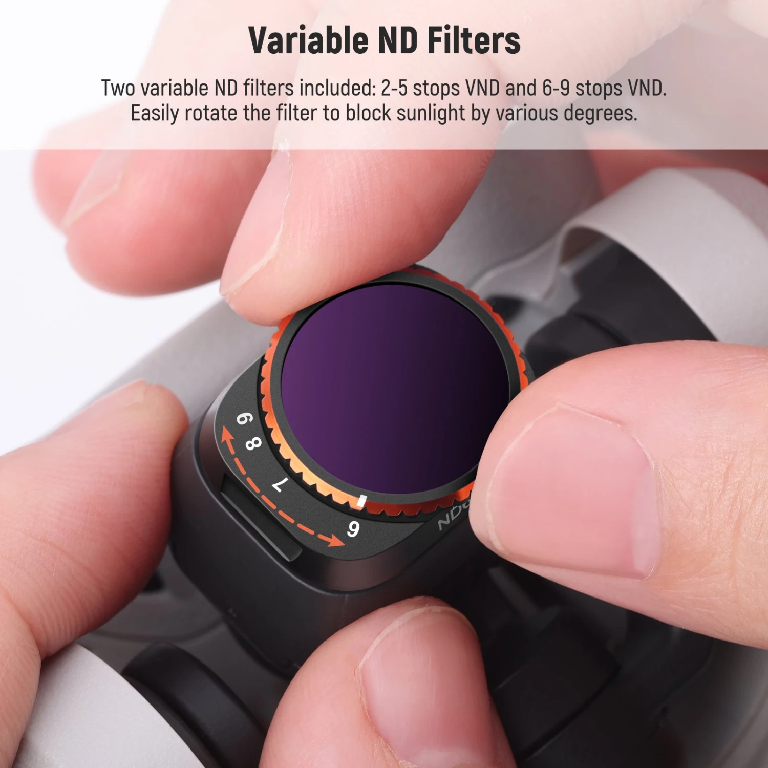 NEEWER FL24 4-Pack Variable ND Filter Kit For DJI Mini 3/Mini 3 Pro 3 NEEWER FL24 4-Pack Variable ND Filter Kit For DJI Mini 3/Mini 3 Pro - Image 3