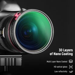 NEEWER 2 In 1 Black Diffusion 1/4 Effect With ND2-ND32 Variable ND Filter -Photography Equipment 10102189 6