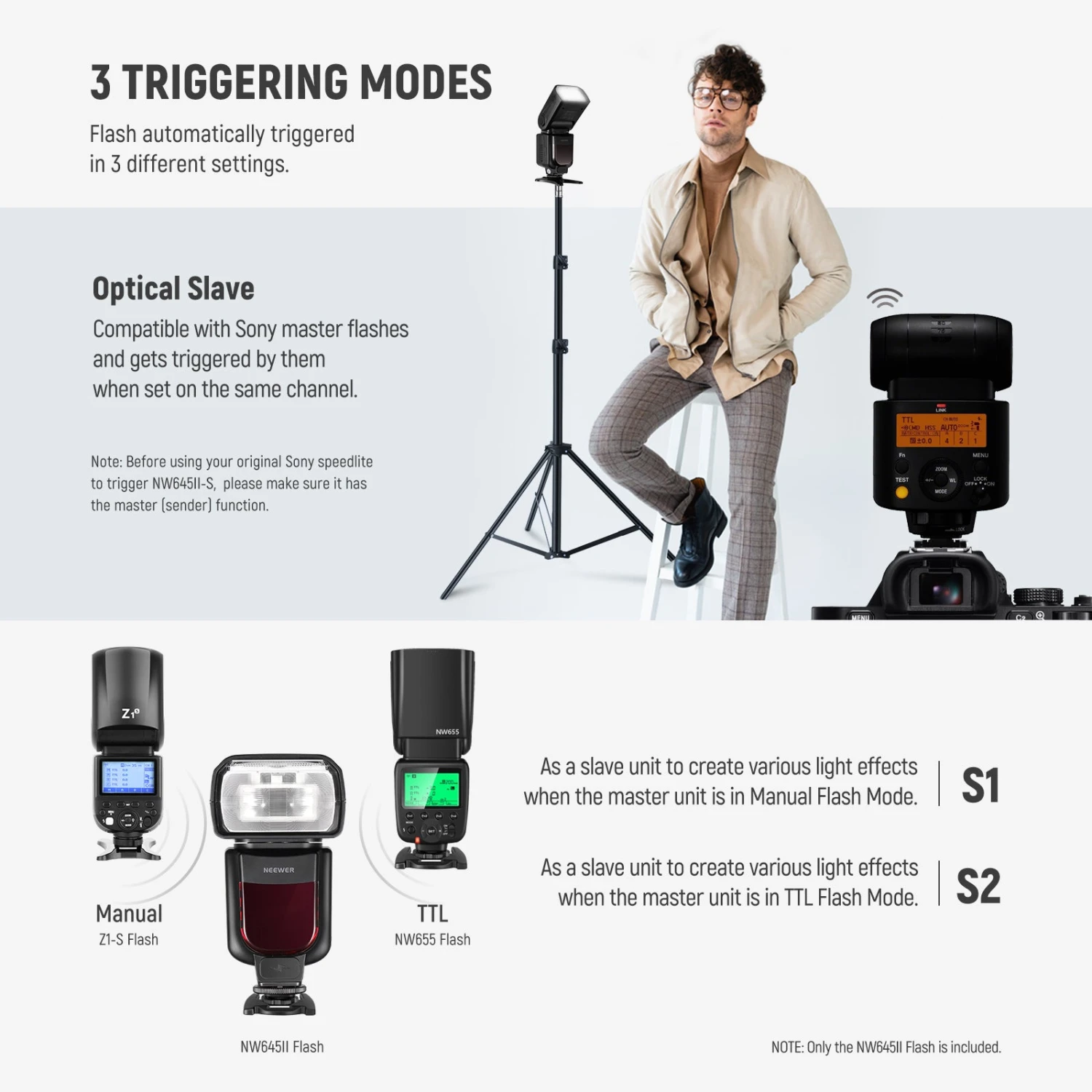 NEEWER Upgraded NW645II TTL Flash Speedlite 5 NEEWER Upgraded NW645II TTL Flash Speedlite - Image 5