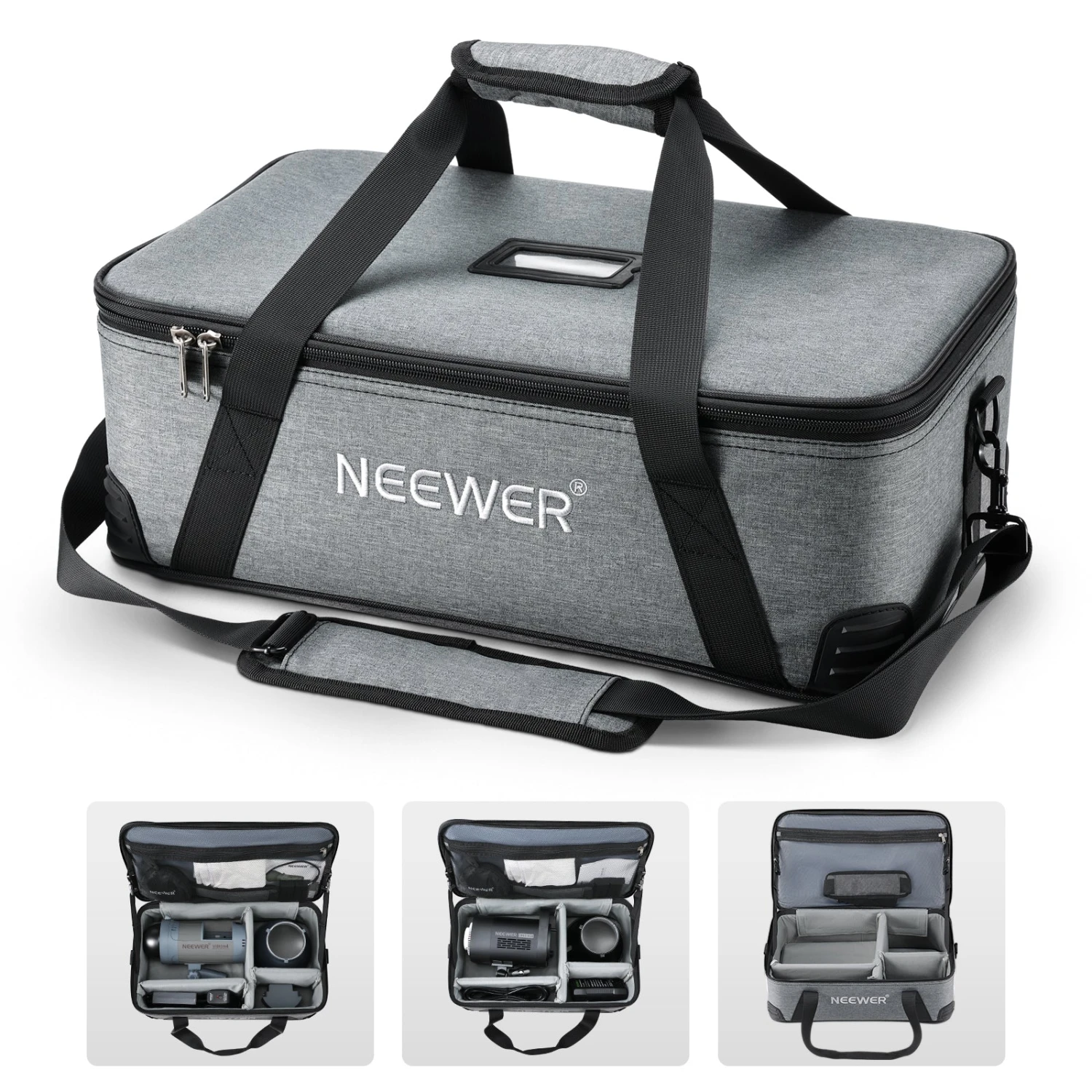 NEEWER PB5 Carrying Bag With Movable Foam Padded 1 NEEWER PB5 Carrying Bag With Movable Foam Padded