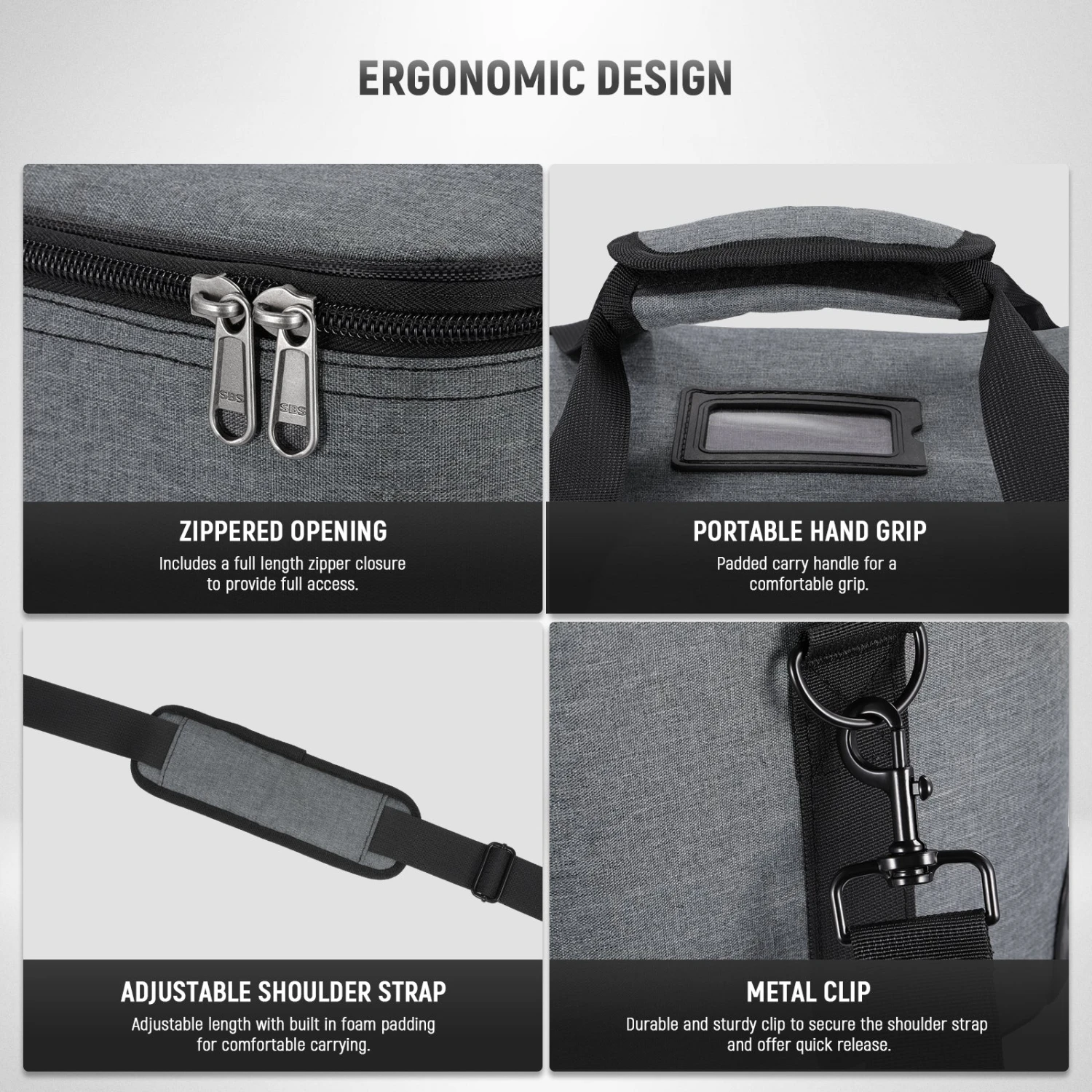 NEEWER PB5 Carrying Bag With Movable Foam Padded 7 NEEWER PB5 Carrying Bag With Movable Foam Padded - Image 7