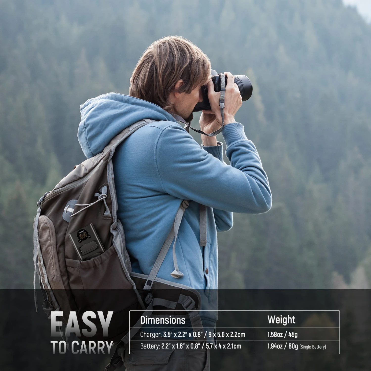 NEEWER DMW-BLK22 Replacement Battery And Charger Set 8 NEEWER DMW-BLK22 Replacement Battery And Charger Set - Image 8