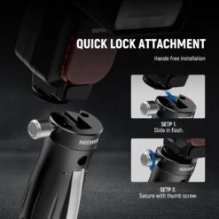 NEEWER GM14 Cold Shoe Flash Bracket Mount 10 NEEWER GM14 Cold Shoe Flash Bracket Mount -Photography Equipment 10102359 2