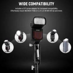NEEWER GM14 Cold Shoe Flash Bracket Mount 14 NEEWER GM14 Cold Shoe Flash Bracket Mount -Photography Equipment 10102359 6