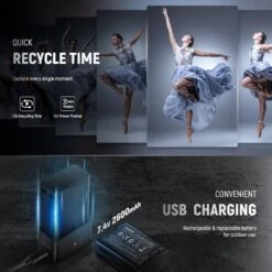 NEEWER Z1-C TTL Round Head Flash Speedlite With Magnetic Dome Diffuser -Photography Equipment 10102412 5