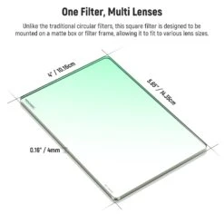 NEEWER 4"x5.65" Square UV Filter 15 NEEWER 4"x5.65" Square UV Filter -Photography Equipment 10102428 6