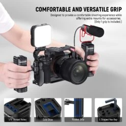 NEEWER CA023H Lightweight NATO Side Handle Handgrip 14 NEEWER CA023H Lightweight NATO Side Handle Handgrip -Photography Equipment 10102482 5