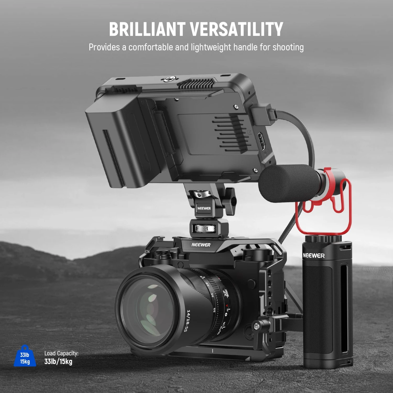 NEEWER CA023H Lightweight NATO Side Handle Handgrip 8 NEEWER CA023H Lightweight NATO Side Handle Handgrip - Image 8