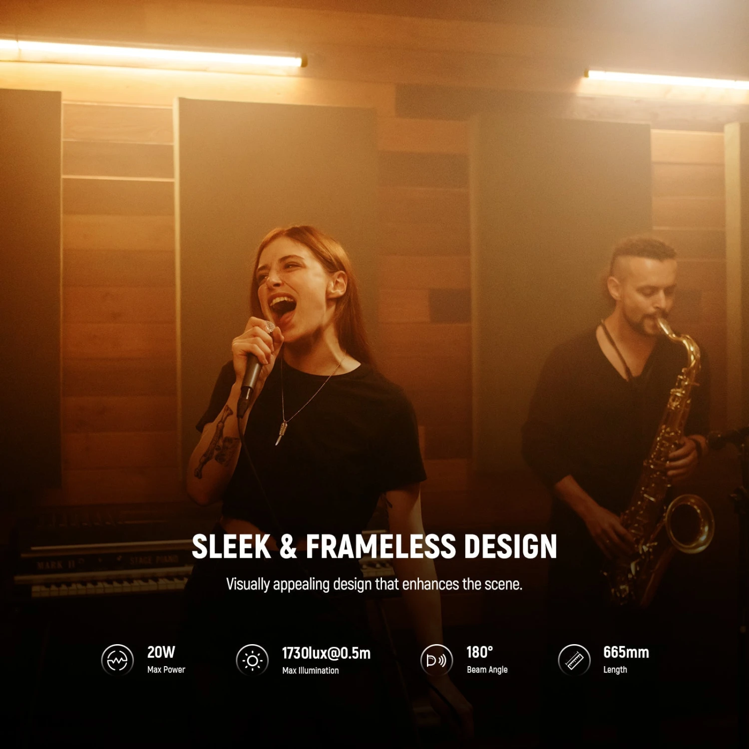 NEEWER TL60 20W RGB Tube Light With APP/2.4G/DMX Control 3 NEEWER TL60 20W RGB Tube Light With APP/2.4G/DMX Control - Image 3