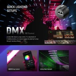 NEEWER TL60 20W RGB Tube Light With APP/2.4G/DMX Control 12 NEEWER TL60 20W RGB Tube Light With APP/2.4G/DMX Control -Photography Equipment 10102495 3